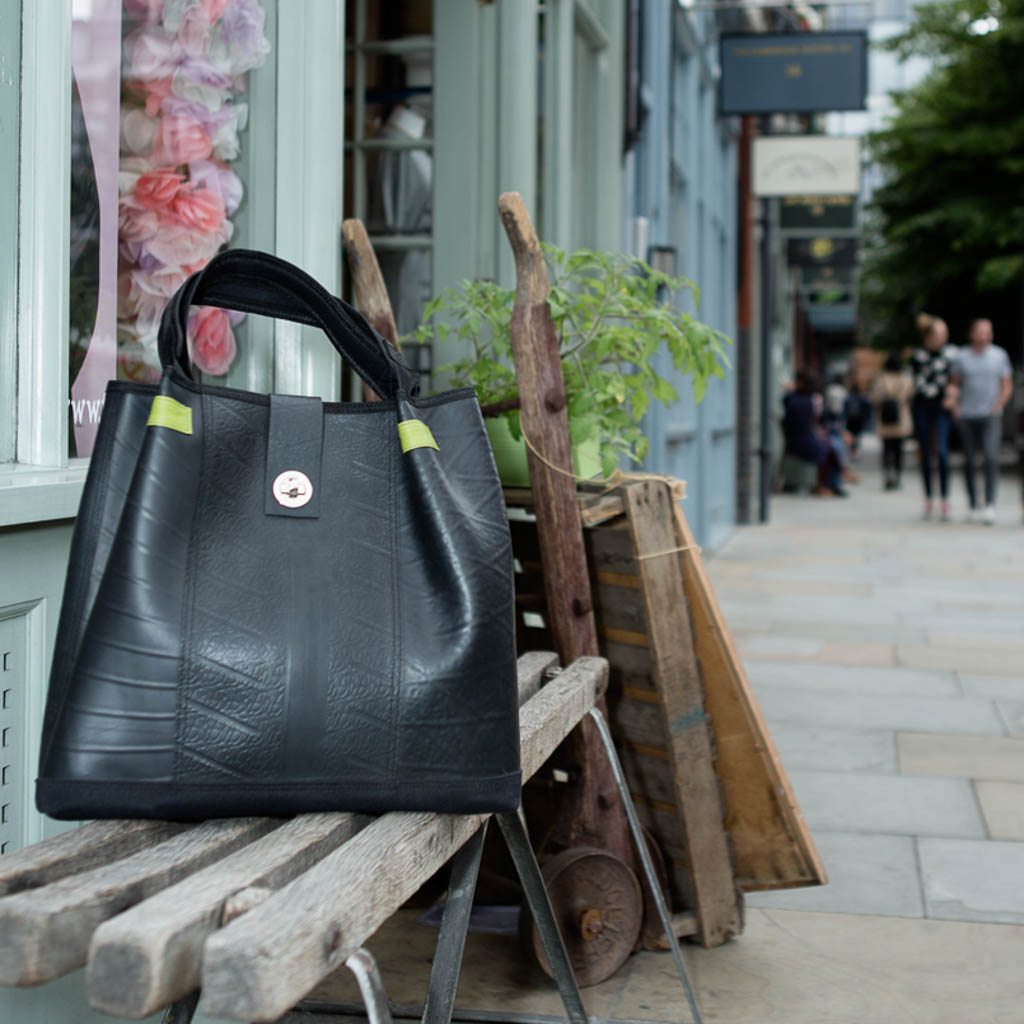 Anna Recycled Rubber Vegan Tote Bag (2 Colours Available)